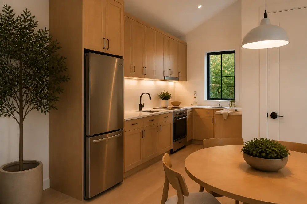 Cottage kitchen, concept visualization
