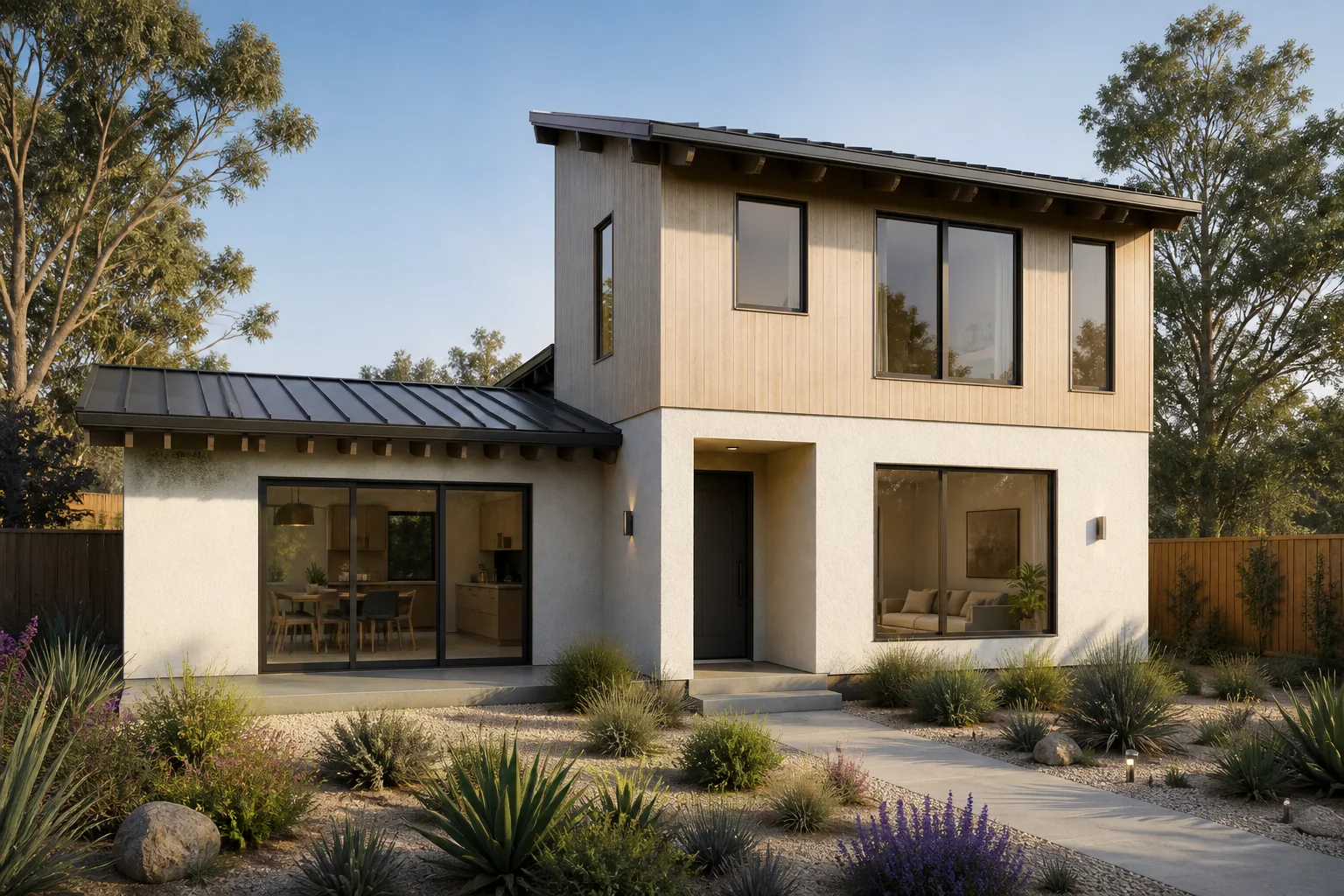Two-Storey Retreat, design study, concept visualization